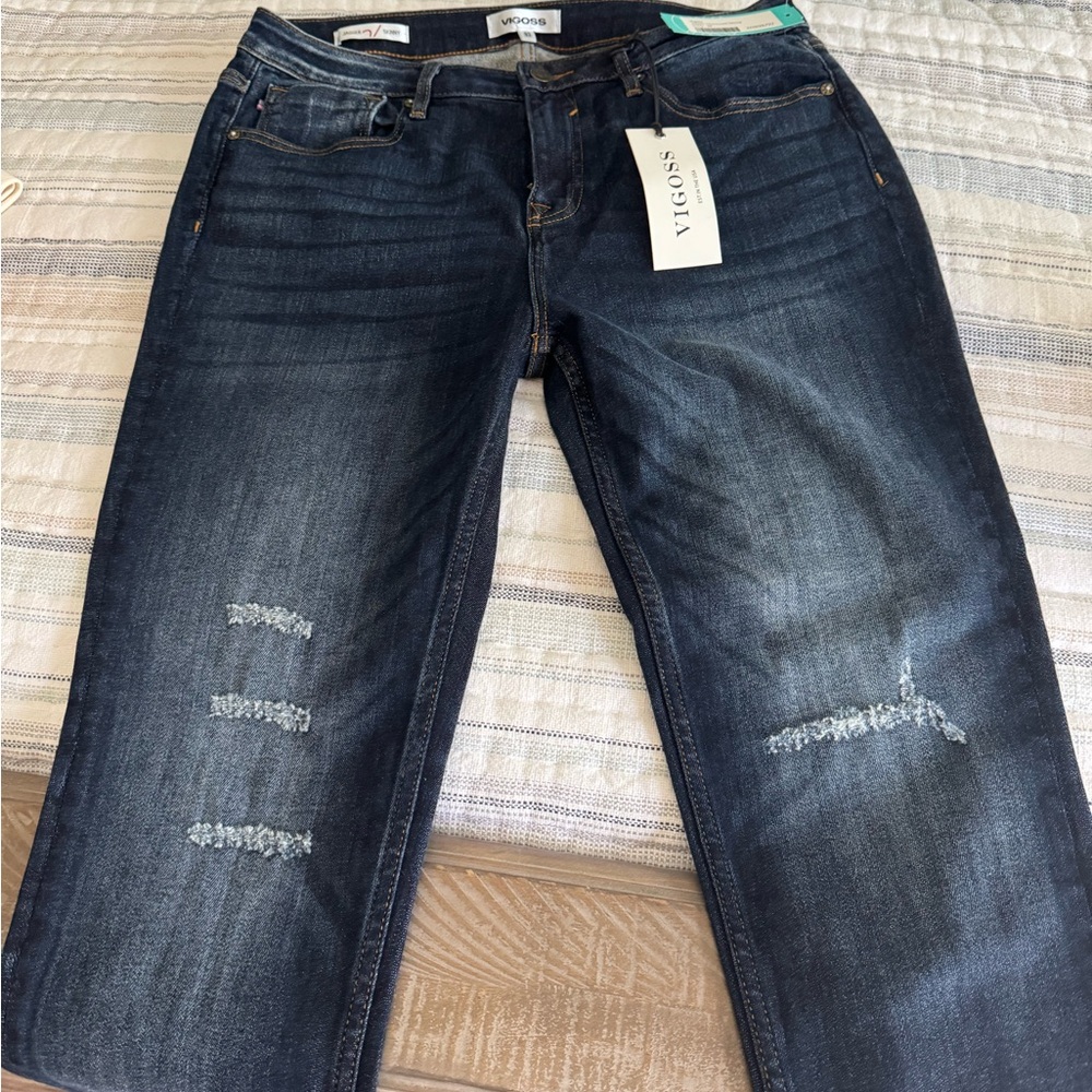 Vigosso Women's Dark Blue Jeans